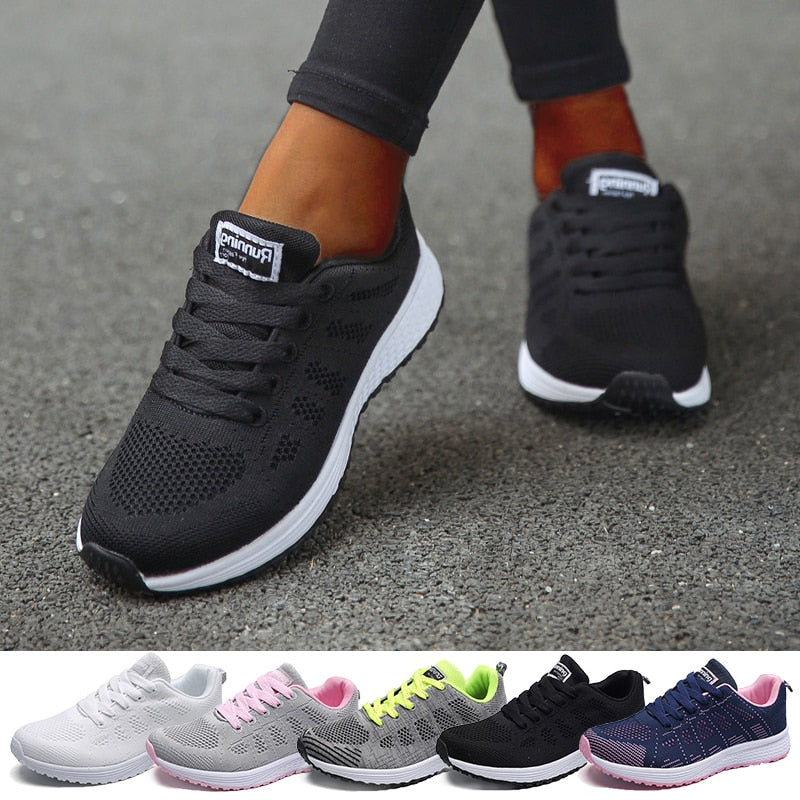 Women's Sneakers Casual Shoes Flats Air Mesh Breathable Trainers Ladies Shoes Sneakers Women Shoes The Clothing Company Sydney