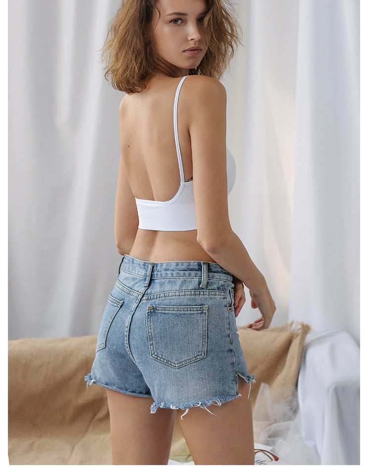 Low Back Top Backless Bra Women's Seamless Bralette Comfort Wireless Unlined Lingerie Black White Brassiere Underwear The Clothing Company Sydney