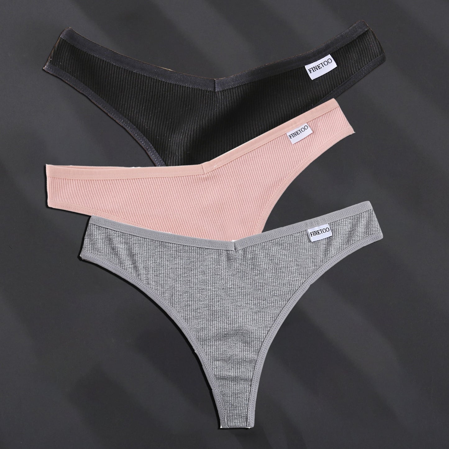 3 Pack G-string Panties Cotton Underwear Underpants Thong Solid Color Pantys Lingerie Briefs The Clothing Company Sydney