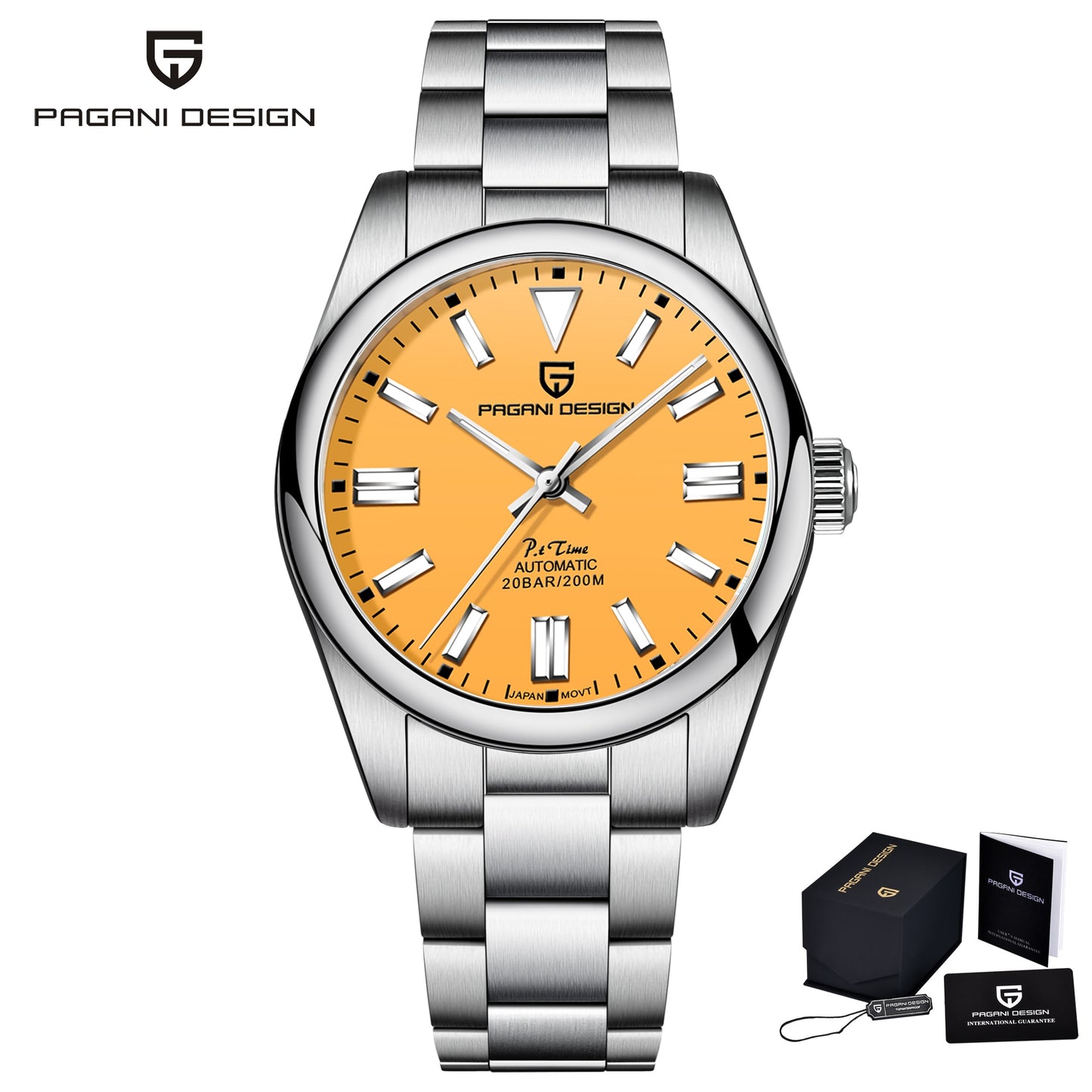 Pagani Design Automatic Men's Watch Stainless Steel Simple Mechanical Wriswatch Japanese Sports Luxury Sapphire Watch The Clothing Company Sydney