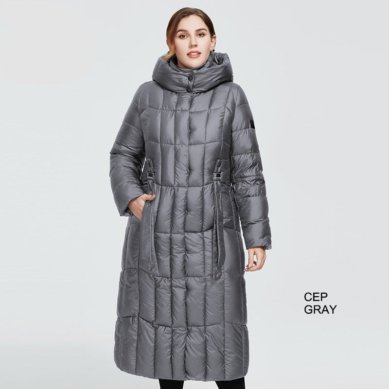 Winter Women's coat women long warm parka Plaid fashion thick Jacket hooded large sizes female Jacket The Clothing Company Sydney