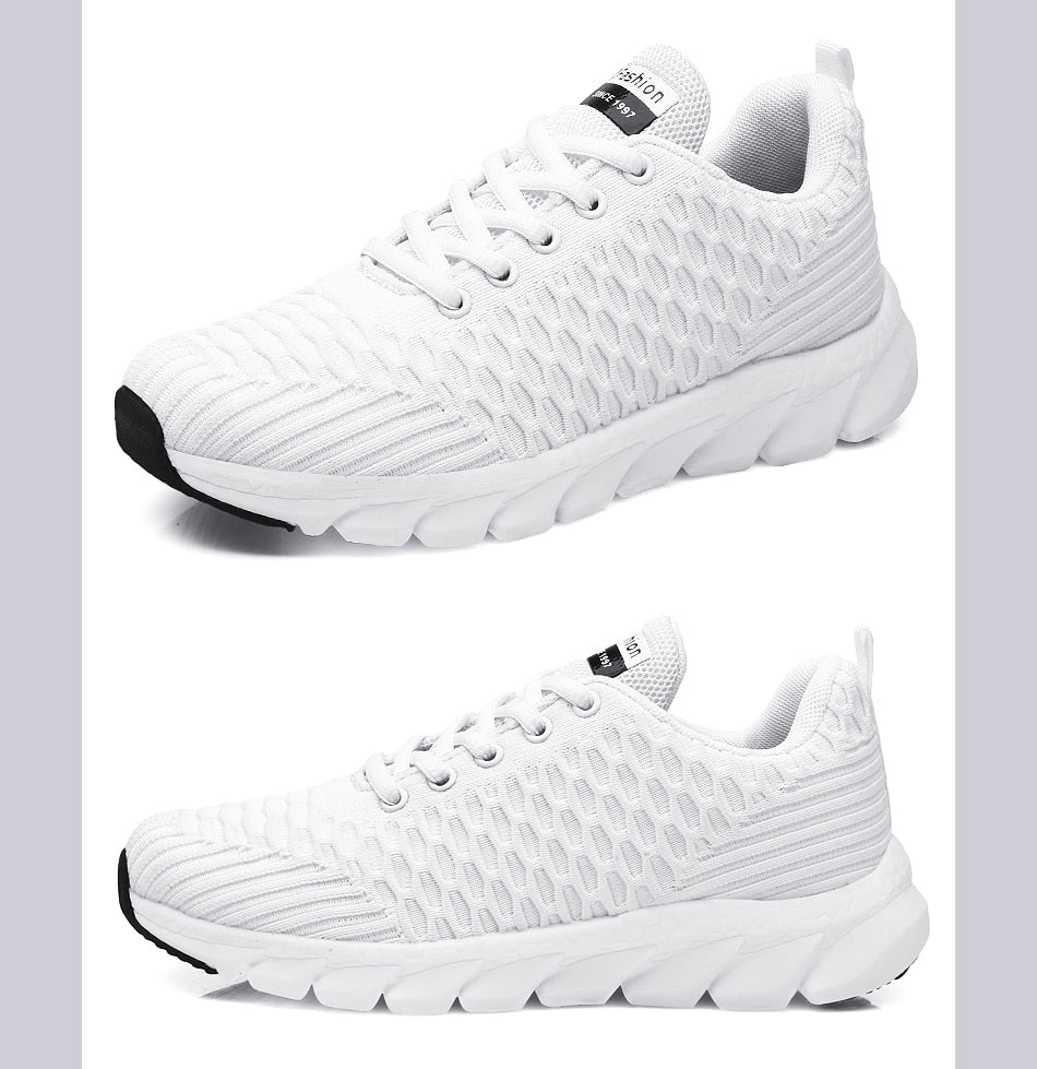 Brand Lace-up Shoes Non-Slip Wear-Resistant Soft Running Shoes Tennis Big Size Breathable Sports Sneakers For Women The Clothing Company Sydney