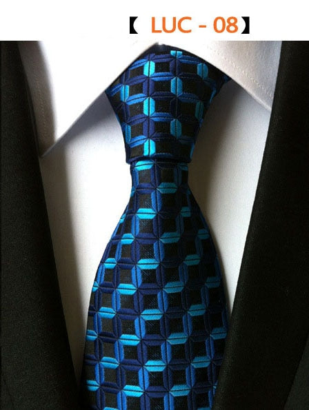 8cm Men's Tie Silk Plaids Floral Luxury Necktie Striped Ties For Men Business Formal Wedding Accessories Tie The Clothing Company Sydney