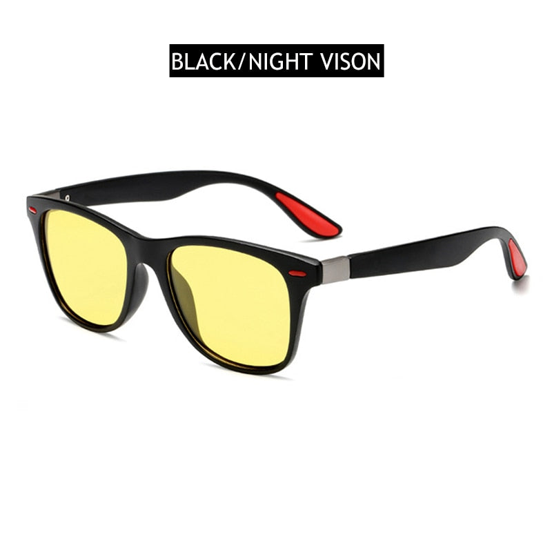 Polarized Sunglasses Men Women Classic Square Plastic Driving Sun Glasses Fashion Black Shades UV400 The Clothing Company Sydney