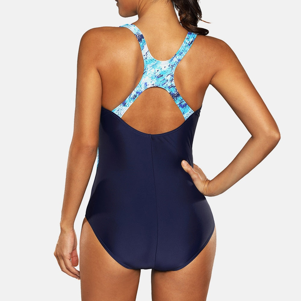 One Piece Pro Sports Swimwear Sports Swimsuit Colorblock Monokini Beach Wear Bathing Suit Bikini The Clothing Company Sydney