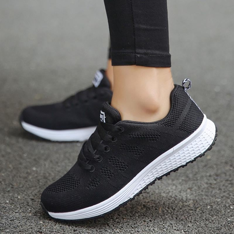 Lace up Women's Sneakers Fashion Shoes Platform Vulcanized Shoes Sneakers Shoes Breathable Shoe The Clothing Company Sydney