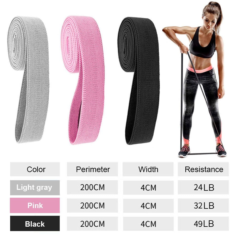 Durable Circle Band Yoga Anti-slip Gym Fitness Rubber Band Exercise Braided Elastic Band Hip Lifting Resistance Band The Clothing Company Sydney
