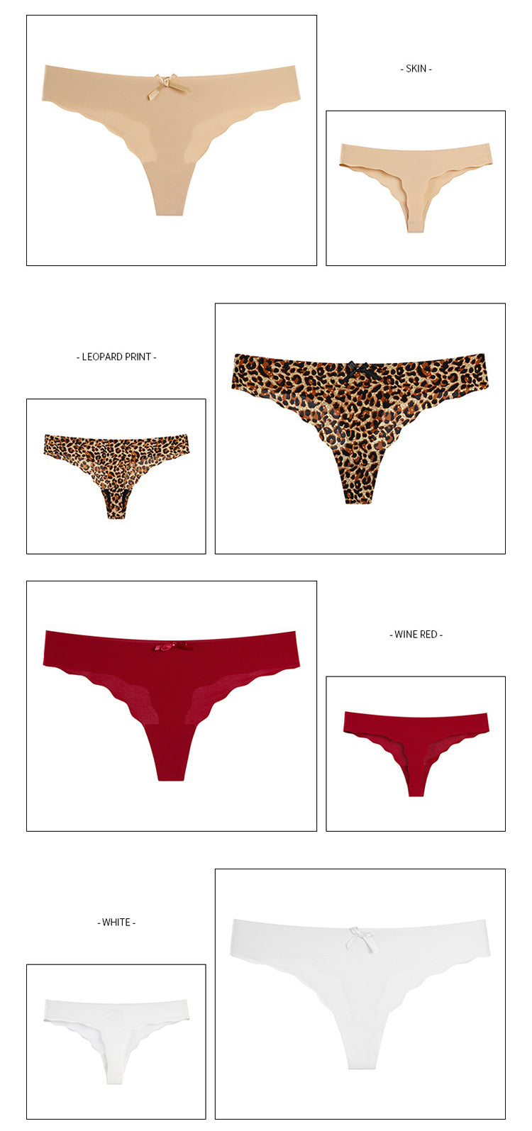 3 pack Seamless Panty Set Underwear Comfort Intimates Fashion Ladies Low-Rise Briefs Panties Lingerie The Clothing Company Sydney