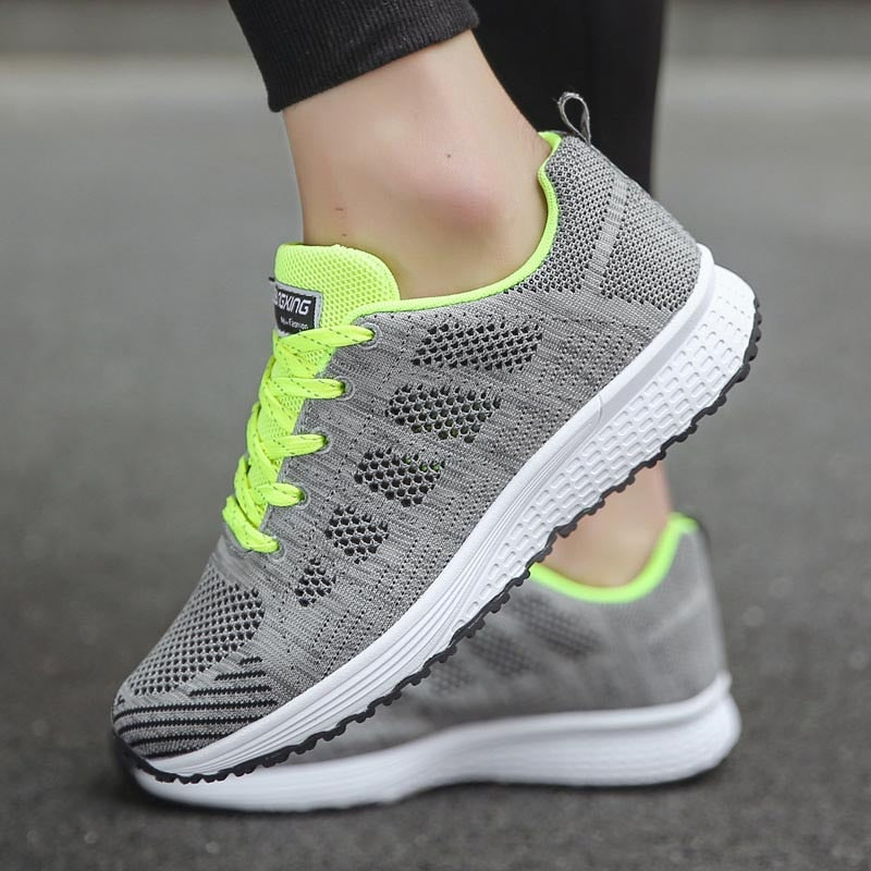 Lace up Women's Sneakers Fashion Shoes Platform Vulcanized Shoes Sneakers Shoes Breathable Shoe The Clothing Company Sydney