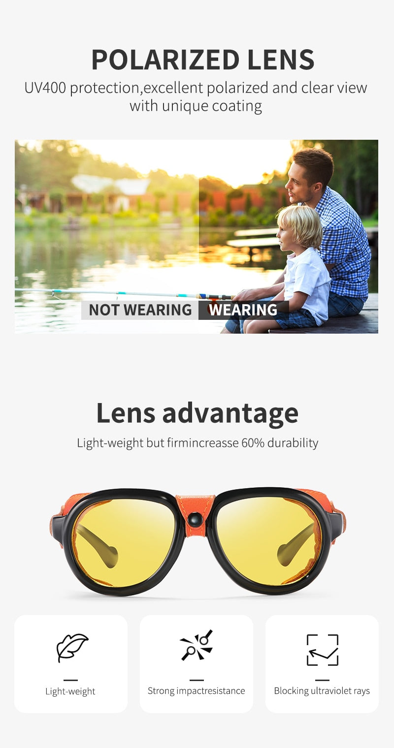 Luxury Steampunk Pilot Sunglasses Men and Women Shield Glasses UV400 Protection The Clothing Company Sydney