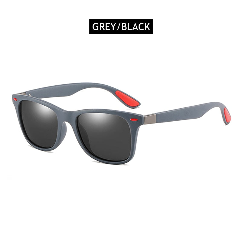 Polarized Sunglasses Men Women Classic Square Plastic Driving Sun Glasses Fashion Black Shades UV400 The Clothing Company Sydney