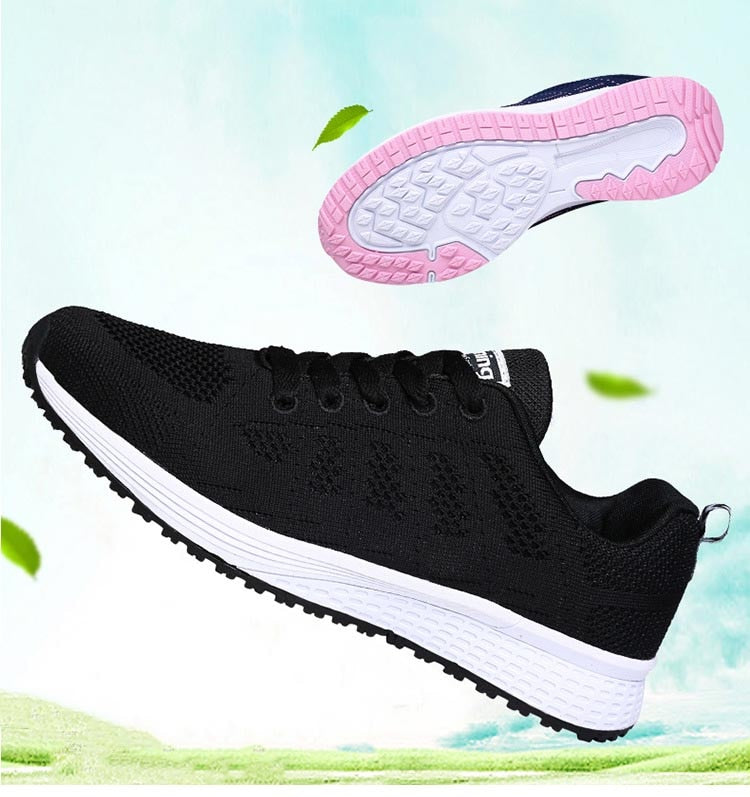 Lace up Women's Sneakers Fashion Shoes Platform Vulcanized Shoes Sneakers Shoes Breathable Shoe The Clothing Company Sydney