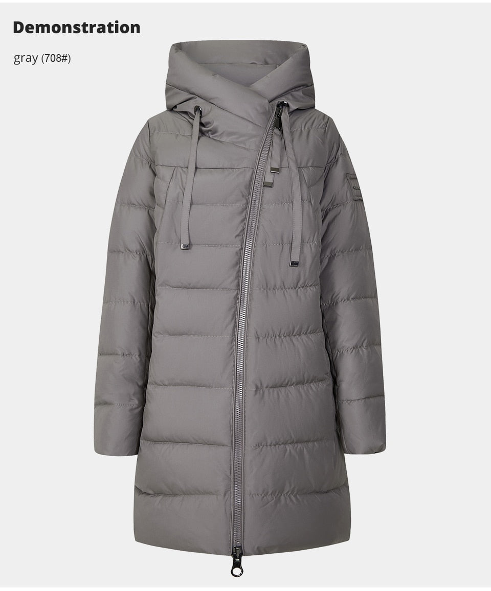 Long Puffer Winter Down Jacket Women's Thick Coat Women Hooded Parka Warm Brand Cotton Blend Jackets The Clothing Company Sydney