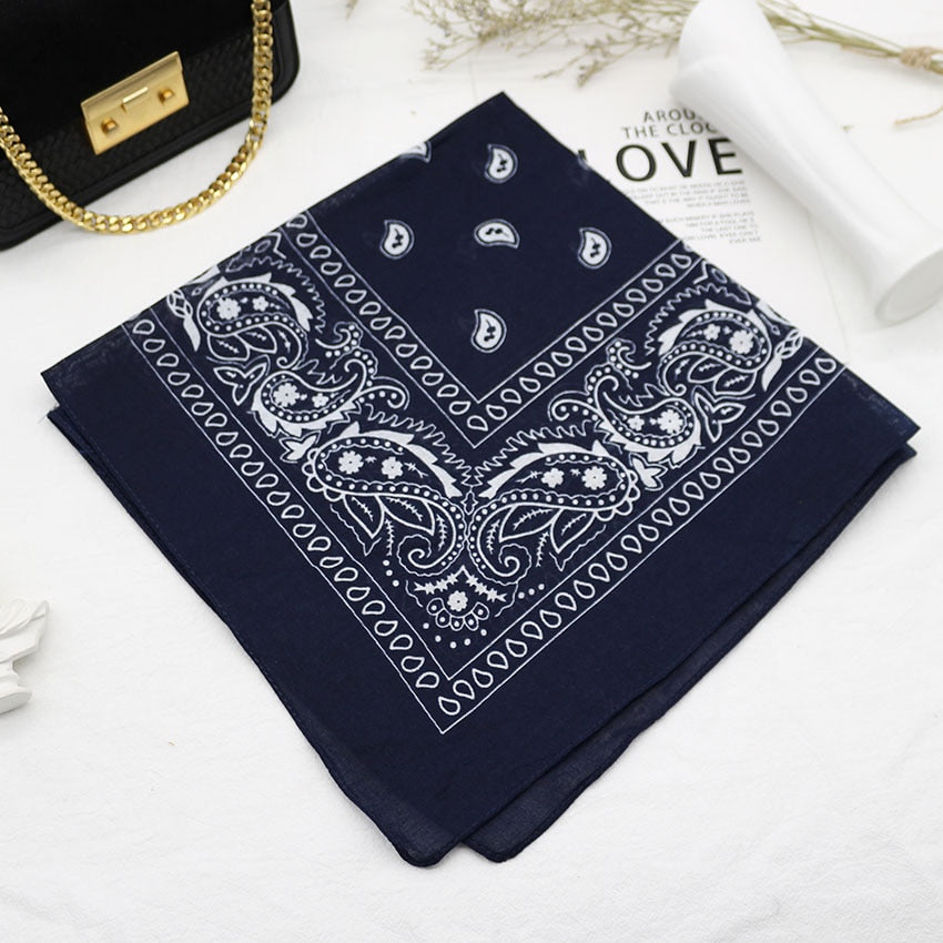 Bandana Head Scarf Unisex Hip Hop cotton Hair Band Neck Scarf Sports Headwear Wrist Wraps Square Scarves Print Handkerchief The Clothing Company Sydney
