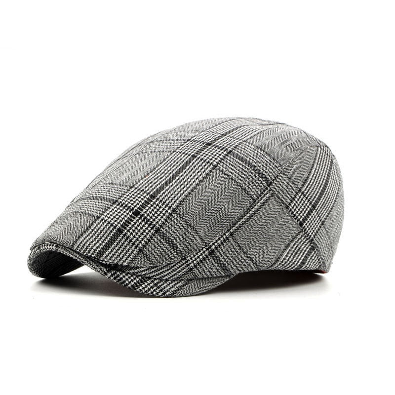 Brand Fashion Summer Sun Hats for Men Women Casual Cotton Beret Caps Adjustable Plaid Flat Newsboy Ivy Cap The Clothing Company Sydney