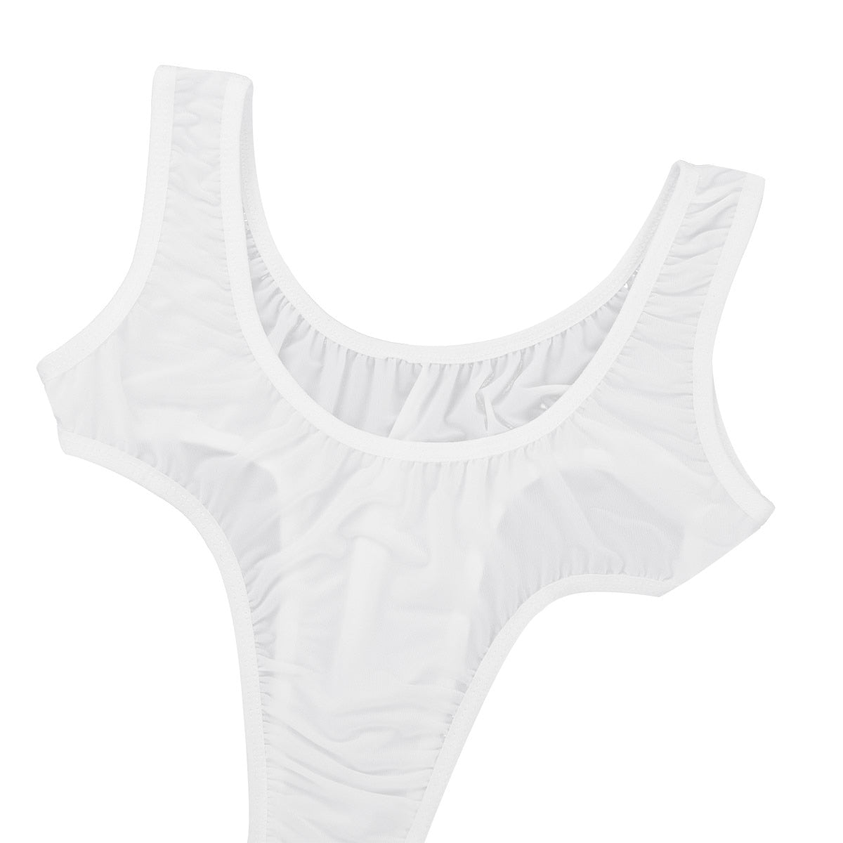 Adults Transparent Swimsuit Fused High Cut Monokini Thong Leotards Bodysuit One Piece Perspective Sheer Lingerie Swimwear The Clothing Company Sydney