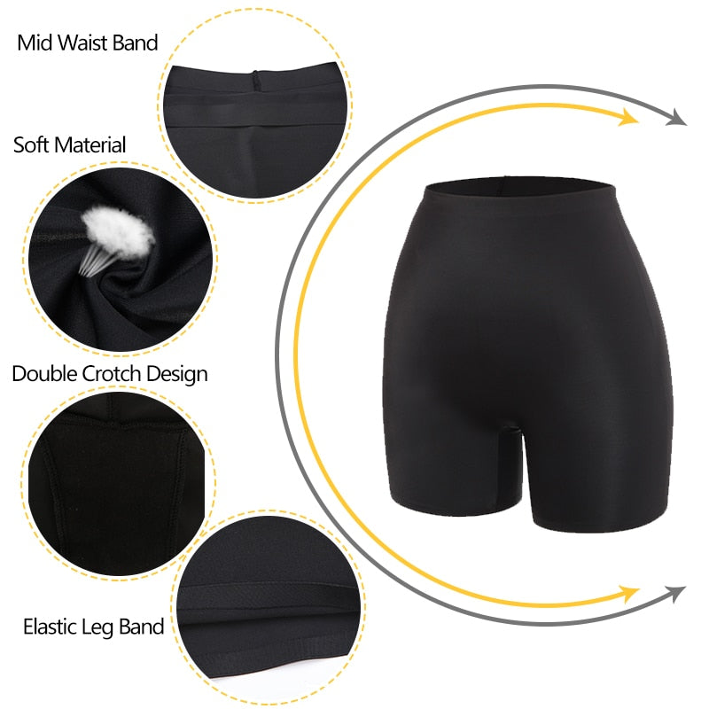 Women's Safety Slip Shorts Under Skirt Seamless Anti Chafing Boxer High Waist Boyshorts Anti-emptied Panties Yoga Short Pants The Clothing Company Sydney