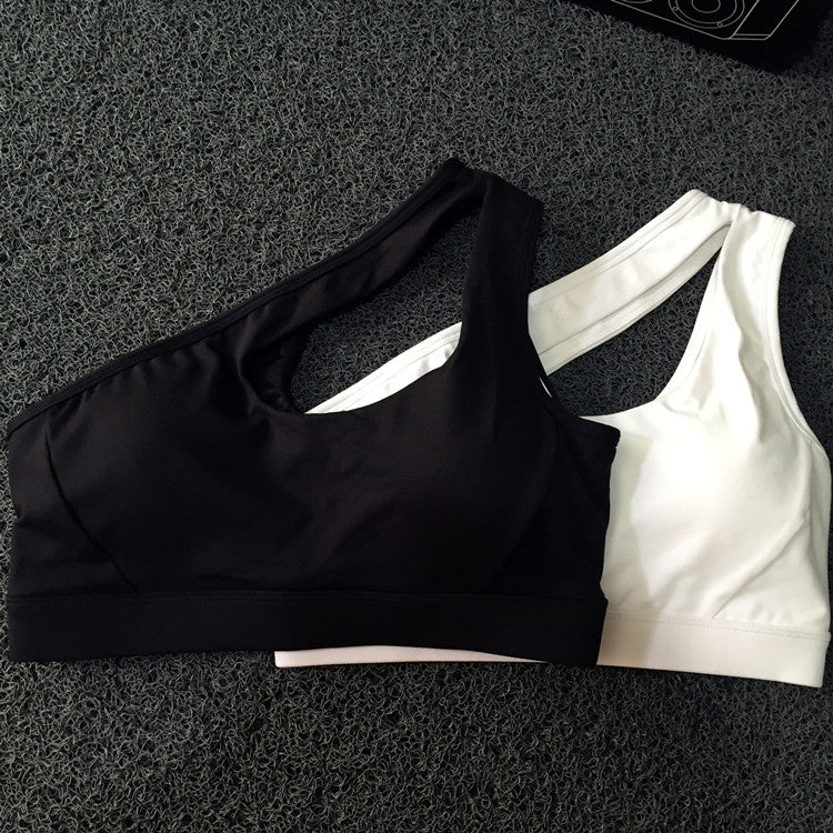 High Impact oblique shoulder strap Sports Bra Women running fitness Bra Top The Clothing Company Sydney