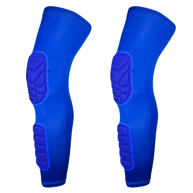 Compression MTB Knee Pads Honeycomb Long Basketball Leg Sleeve Men Women Kids Sport Calf Knee Protection Soccer Gym Leggings The Clothing Company Sydney