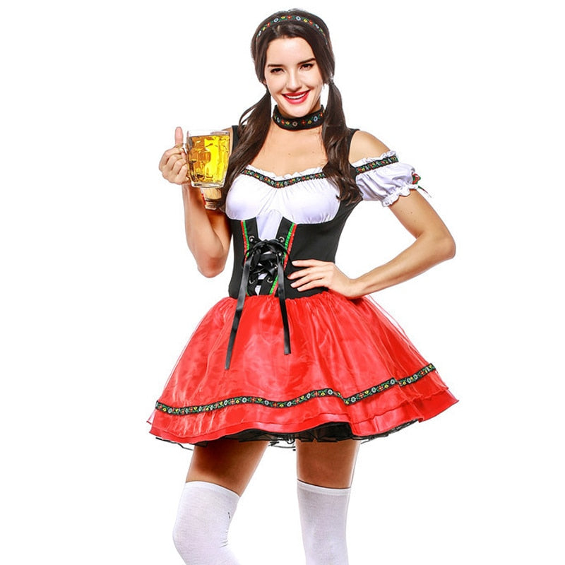 Women's Oktoberfest Costume Bavaria Beer Party Girl Costume Outfit The Clothing Company Sydney