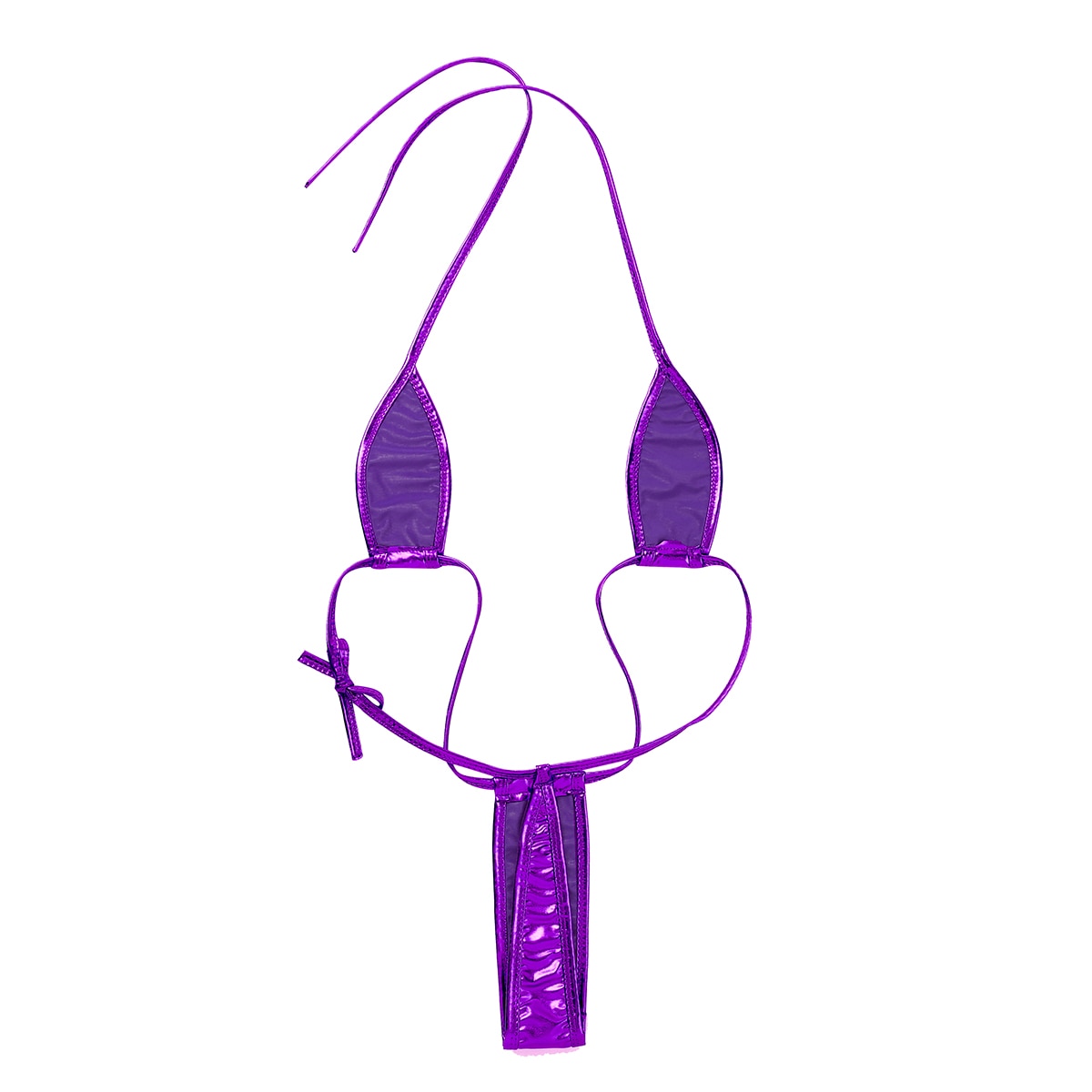 One Piece Shiny See Through Micro Mini Bikini Swimsuit Swimming Suit G Strings Thong Lingerie Swimwear The Clothing Company Sydney