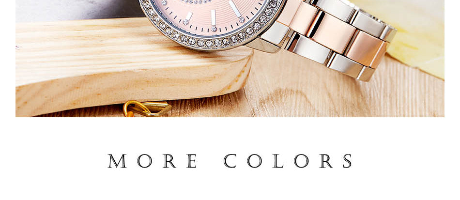 Rose Gold Japanese Quartz Watch Crystal Luxury Black Women's Watch With 6 Months Warranty The Clothing Company Sydney