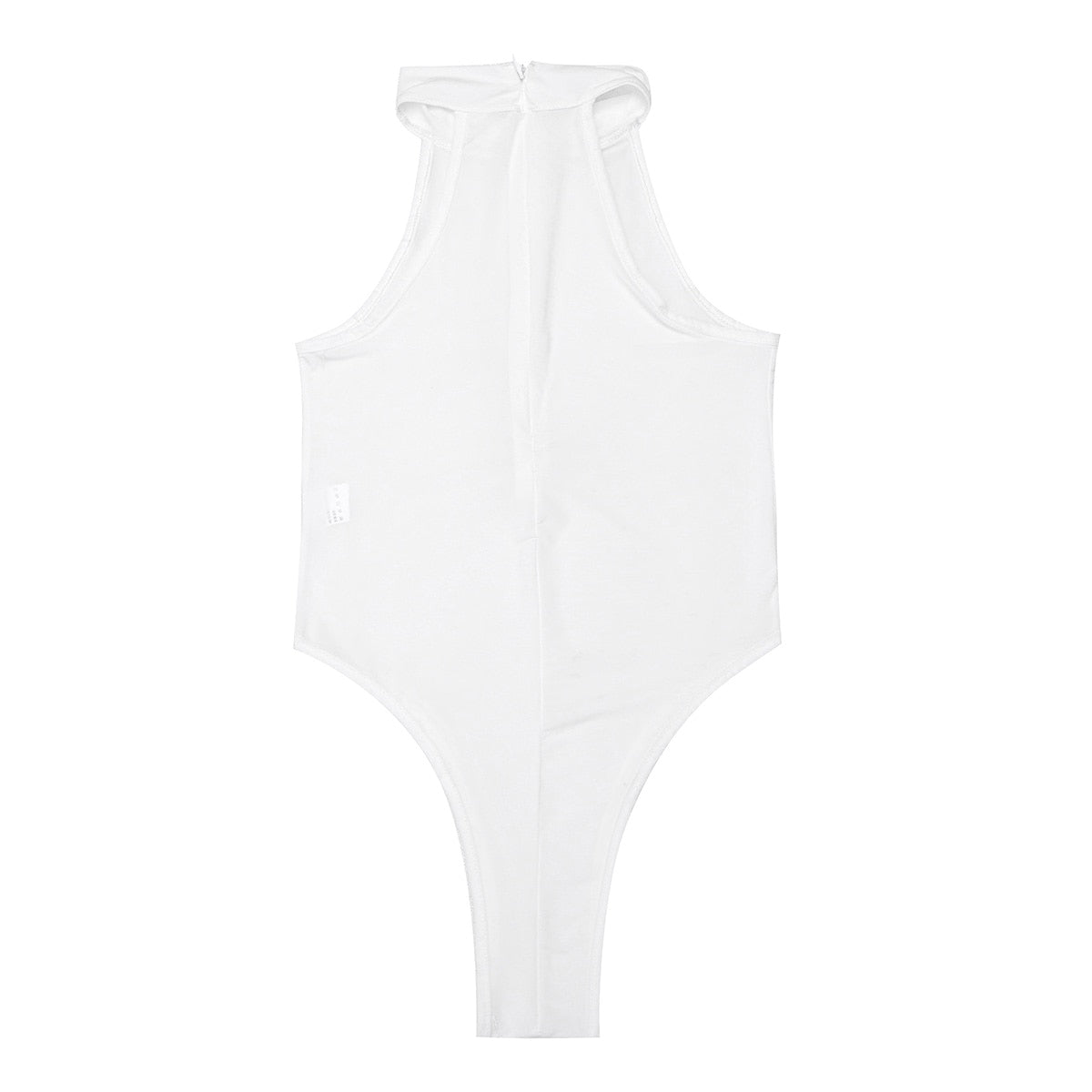 Mock Neck Zipper Swimwear One Piece Swimsuit Sexy Bathing Suits Lingerie High Cut Sleeveless Leotard Bodysuit Jumpsuit The Clothing Company Sydney