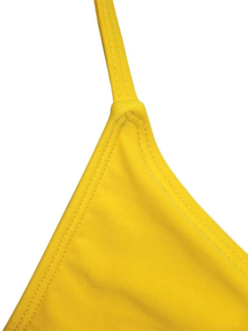 High Leg cut One Piece Swimsuit Thong Swimwear Women Trikini Backless Monokini Brazilian Bathing Suit Swim wear The Clothing Company Sydney