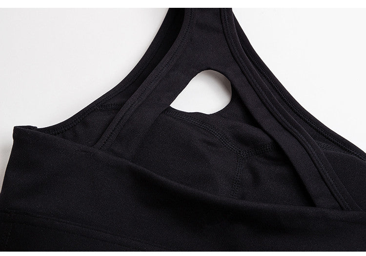 High Impact oblique shoulder strap Sports Bra Women running fitness Bra Top The Clothing Company Sydney