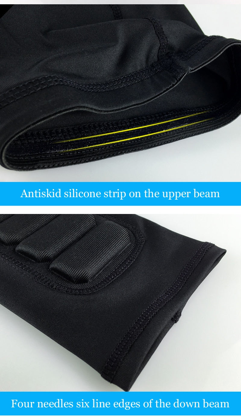 Compression MTB Knee Pads Honeycomb Long Basketball Leg Sleeve Men Women Kids Sport Calf Knee Protection Soccer Gym Leggings The Clothing Company Sydney