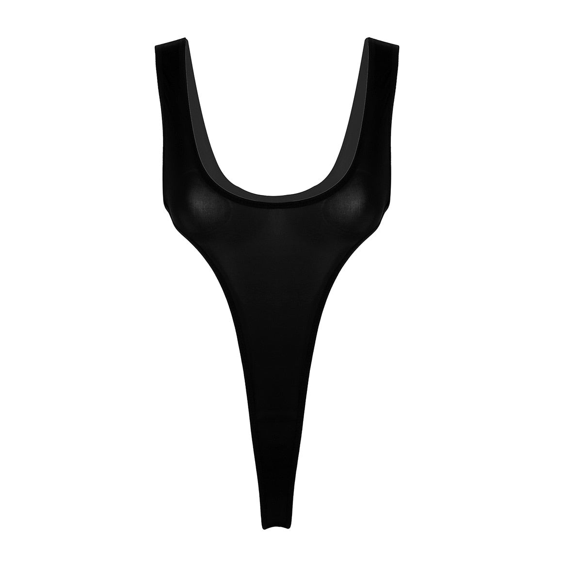 Adults Transparent Swimsuit Fused High Cut Monokini Thong Leotards Bodysuit One Piece Perspective Sheer Lingerie Swimwear The Clothing Company Sydney