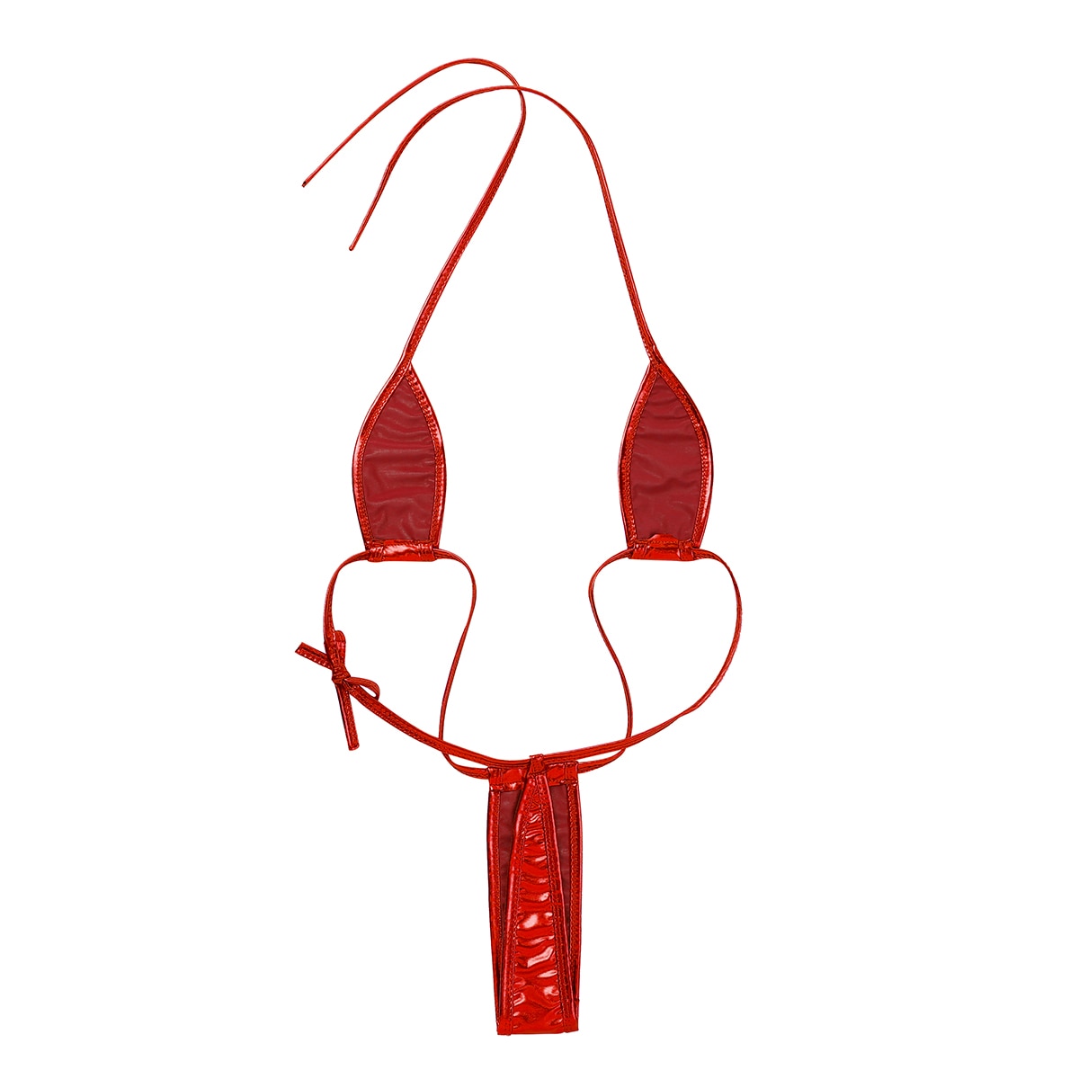 One Piece Shiny See Through Micro Mini Bikini Swimsuit Swimming Suit G Strings Thong Lingerie Swimwear The Clothing Company Sydney