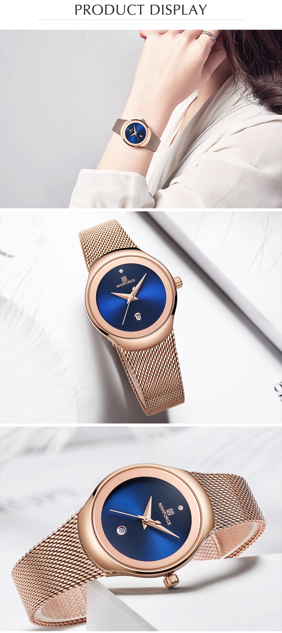 Ladies Fashion Dress Quartz Stainless Steel Waterproof Wristwatch Watch Clothing Company Sydney
