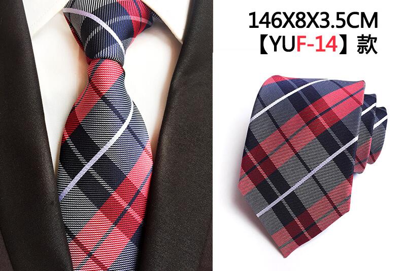 Luxury 8cm Men's Classic Tie Silk Jacquard Cravatta Floral Plaids Necktie Striped Ties Man Business Wedding Accessories The Clothing Company Sydney