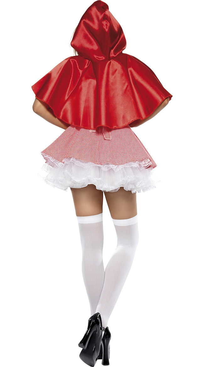 Halloween Ladies Little Red Riding Hood Costume Fantasy Hen Party Robe Cosplay Game Uniform Fancy Dress The Clothing Company Sydney