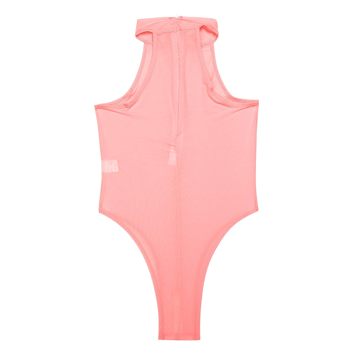 Mock Neck Zipper Swimwear One Piece Swimsuit Sexy Bathing Suits Lingerie High Cut Sleeveless Leotard Bodysuit Jumpsuit The Clothing Company Sydney