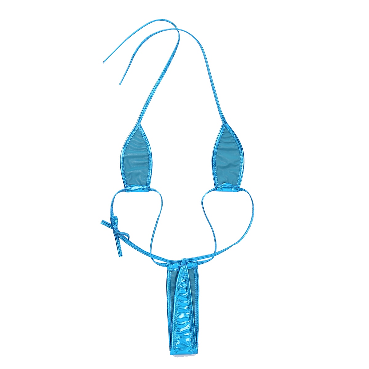 One Piece Shiny See Through Micro Mini Bikini Swimsuit Swimming Suit G Strings Thong Lingerie Swimwear The Clothing Company Sydney