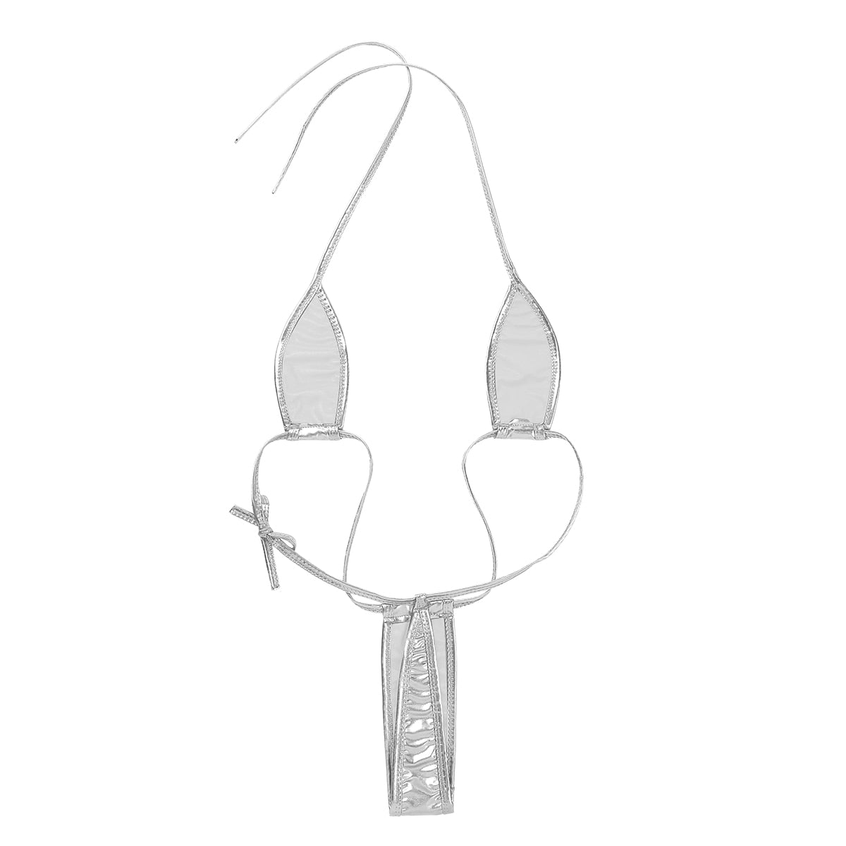 One Piece Shiny See Through Micro Mini Bikini Swimsuit Swimming Suit G Strings Thong Lingerie Swimwear The Clothing Company Sydney