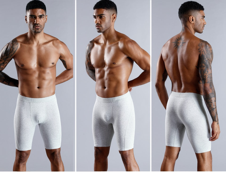Men's Long Boxer Trunks Shorts Panties Underwear Natural Cotton Mix Comfortable Soft Top Brand Trunks The Clothing Company Sydney
