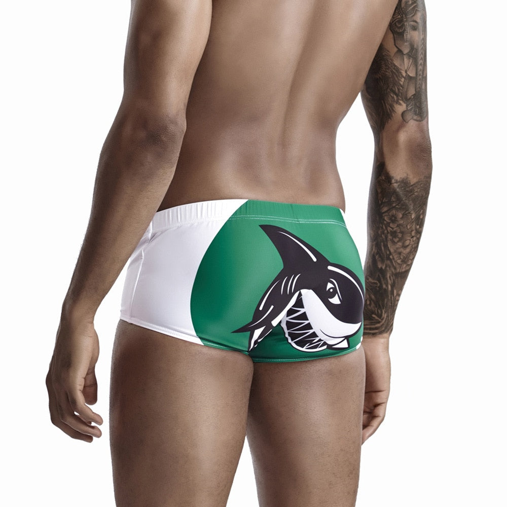 Men's Swimwear Swimming Shorts Swimming Trunks Shark Pattern Quick Dry Swimsuit Man Beachwear Surfing Shorts The Clothing Company Sydney