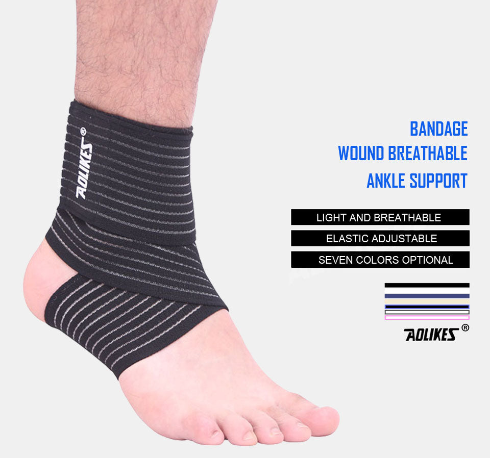 1 Pack Sports Strain Wraps Bandages Elastic Ankle Support Pad Protection Ankle Bandage Guard Gym Protection Strap The Clothing Company Sydney