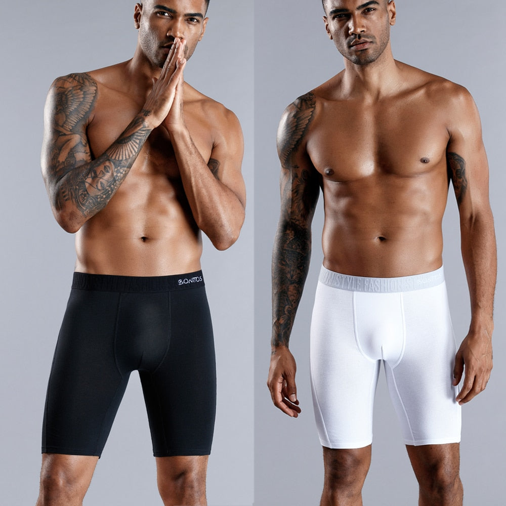 Men's Long Boxer Trunks Shorts Panties Underwear Natural Cotton Mix Comfortable Soft Top Brand Trunks The Clothing Company Sydney