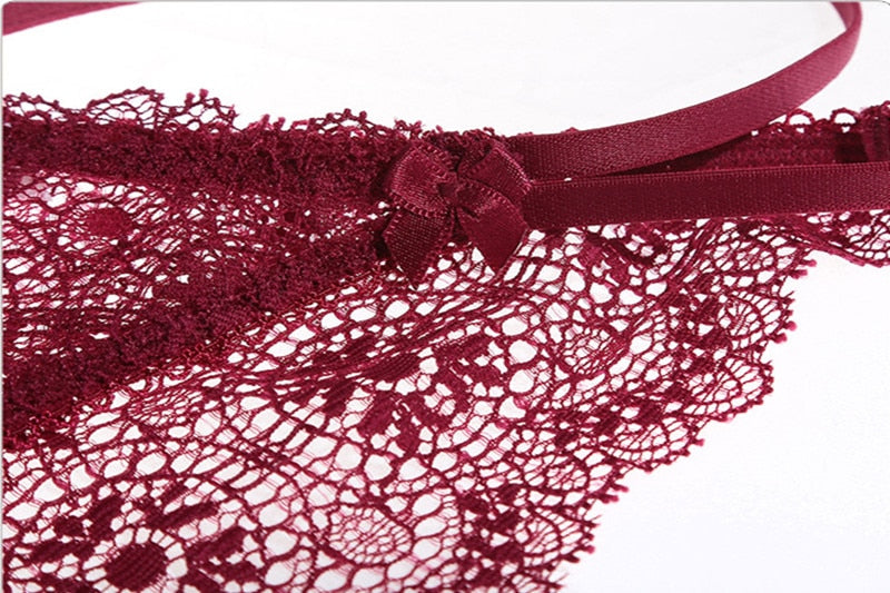 Summer Female Deep V Bra Sexy Lace Push Up  Bra Sets Suit The Clothing Company Sydney