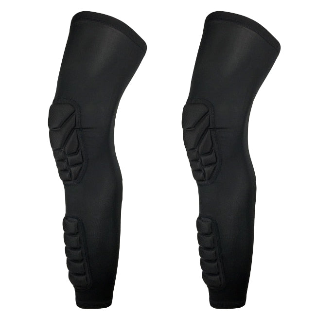 Compression MTB Knee Pads Honeycomb Long Basketball Leg Sleeve Men Women Kids Sport Calf Knee Protection Soccer Gym Leggings The Clothing Company Sydney