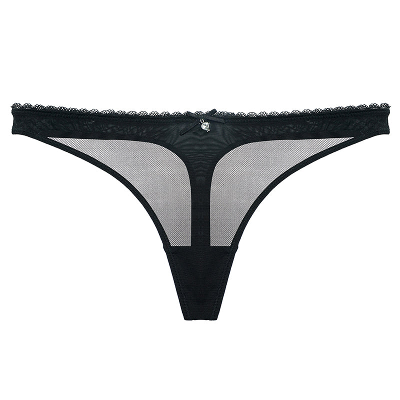 Ultra-thin cup mesh lace underwear transparent unlined 1 bra+2 panties plus size bra set for ladies The Clothing Company Sydney