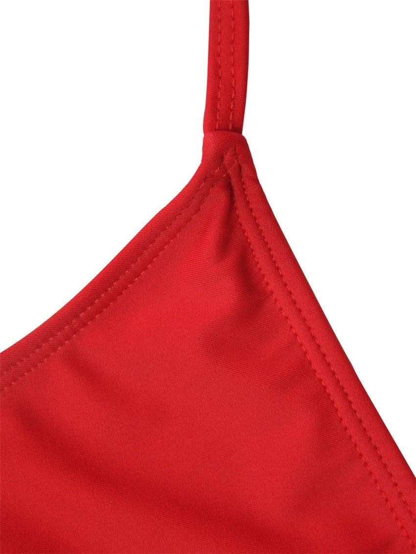 High Leg cut One Piece Swimsuit Thong Swimwear Women Trikini Backless Monokini Brazilian Bathing Suit Swim wear The Clothing Company Sydney