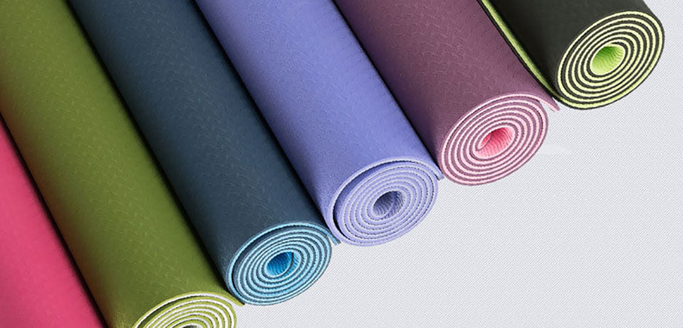183*61cm 6mm Thick Double Color Non-slip TPE Yoga Mat Quality Exercise Sport Mat for Fitness Gym Home Pad with Carry Bag The Clothing Company Sydney