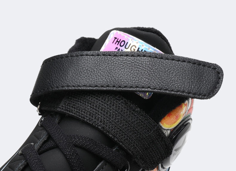 Kids Sneakers Boys Casual Shoes For Children Sneakers Shoes Leather Anti-slippery Fashion Basketball Shoes The Clothing Company Sydney