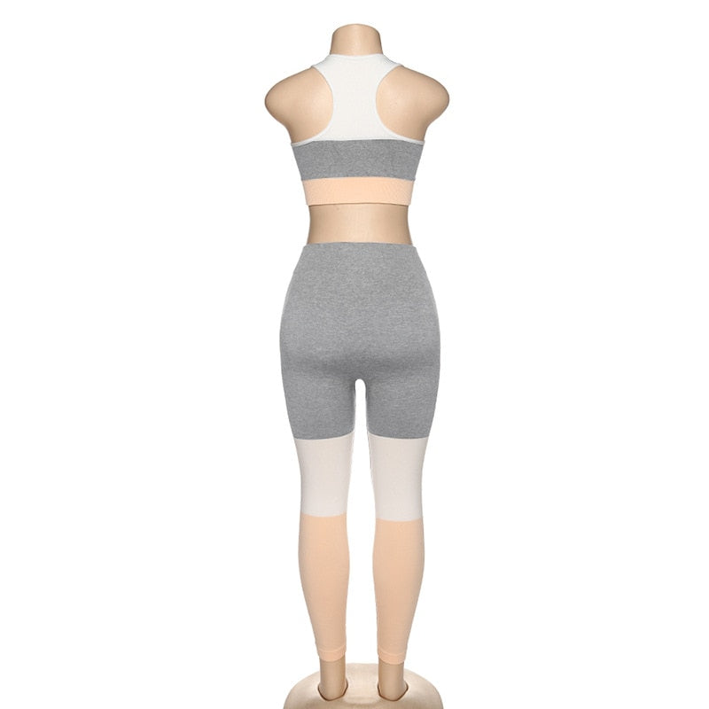 2 Piece Gym Sets Women's Outfits Push Up Yoga Set Seamless Suit for Fitness Pilates Training Wear Ladies Sportswear Leggings Tracksuit The Clothing Company Sydney