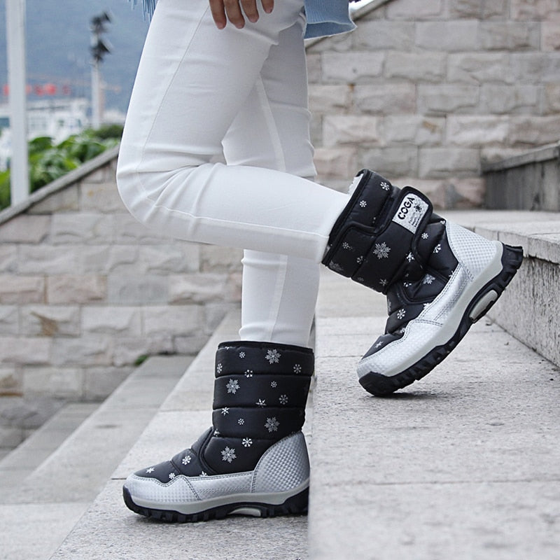 Girls shoes Pink style Kids snow winter warm fur antiskid outsole size 27 to 38 children Boots For Girls The Clothing Company Sydney